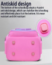 Girls School backpack Heart Shaped Fashion Model Student Backpack Pink
